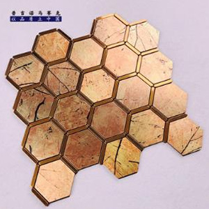 Mosaic mirror tiles