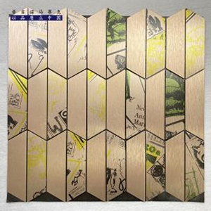 Mosaic mirror tiles