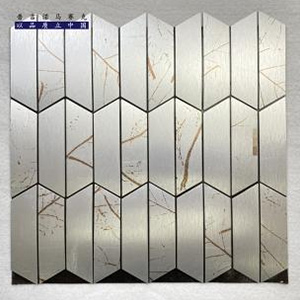 Mosaic mirror tiles