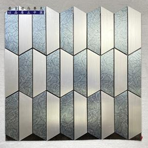 Mosaic mirror tiles