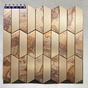 Mosaic mirror tiles