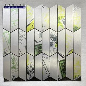 Mosaic mirror tiles