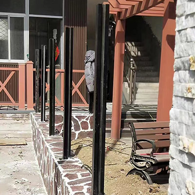 Exterior WPC fence and rall