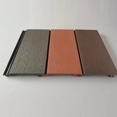  Exterior WPC wall cladding and grille